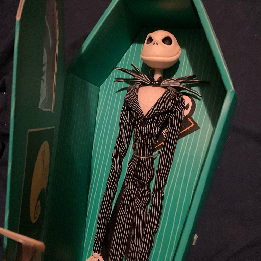 DISNEY Nightmare before Christmas JACK SKELLINGTON DOLL . RETIRED - Picture 3 of 5